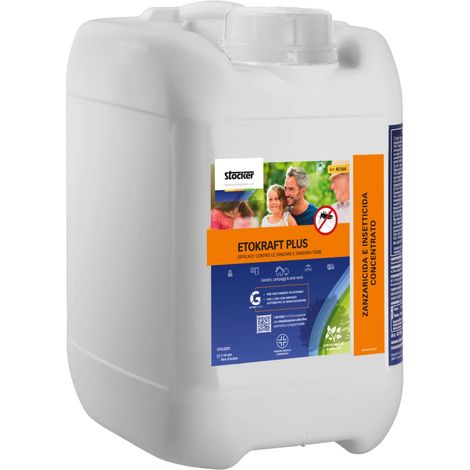 repellente antizanzare stocker "etokraft plus" 5 lt