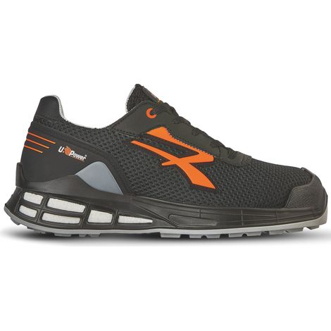 U-Power SCARPE ANTINFORTUNISTICA BASSE S1P SRC ESD REDPREMIUM IRVIN Col. Nero Mis. 43