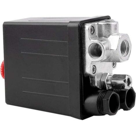 Soupape de commande résistante de commutateur de pression de compresseur d'air 90PSI-120PSI (1/4)