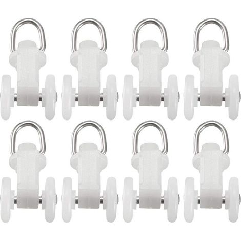 12-mm-Lenkrollen für Gardinenschienen (20 Stück) - Auf Lager. (1/5)