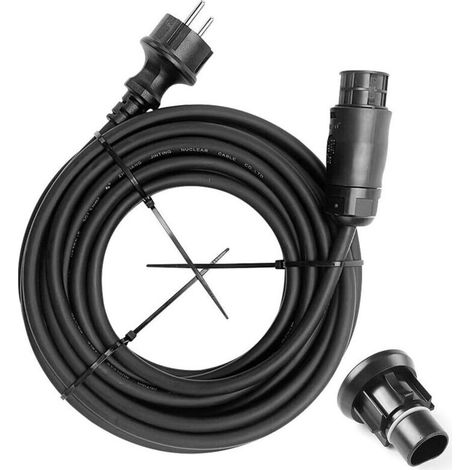 Cable Micro UPS de 3 m, cable de conexión de red Betteri BC01 a enchufe Schuko, cable de alimentación de goma para Micro UPS (1/5)