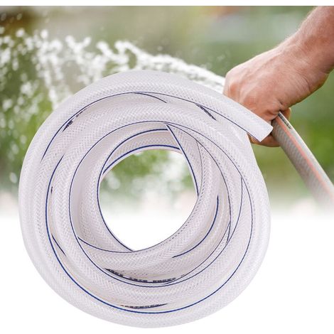 Filiyano-Tuyau transparent tressé flexible renforcé en PVC de 8/12 mm pour l'irrigation de jardin (1/5)