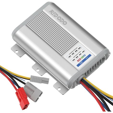 Chargeur de batterie 12 V 40 A DC-DC avec MPPT pour 12 V LiFePO4, chargeur CC CC pour camping-car, deuxième batterie, alternateur intelligent, charge arrière, AGM/gel/plomb-acide (1/5)