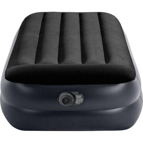 [GEBRAUCHT] B-Ware Intex Luftbett DuraBeam PillowRestRaised 191x99cm schwarz mit Elektropumpe 42cm (1/2)