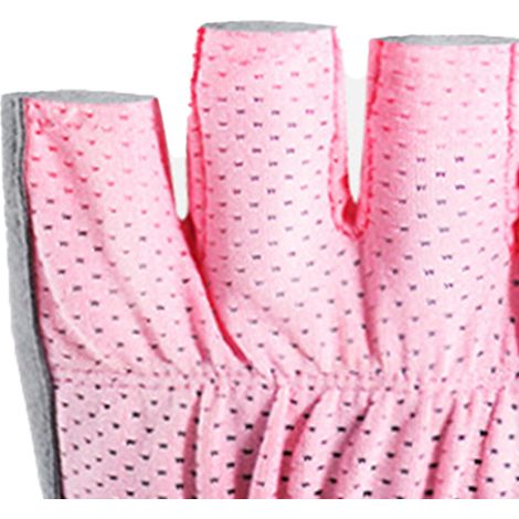 Miniatur-Yoga- und Pilates-Handschuhe für Damen, rutschfest, minimalistisches Vier-Finger- und Halbfinger-Design, perfekt für Fitness und Sport. (1/5)