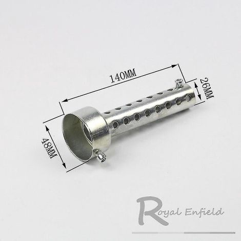 Universeller Motorradauspuffschalldämpfer, 35 mm, 42 mm, 45 mm, 48 mm, 60 mm, Edelstahl, Teilenummer 48x1404 (1/4)