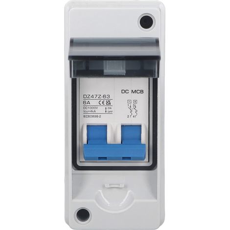 DC 1000V Trennschalter, IP65 wasserdichtes Gehäuse, Leitungsschutzschalter, Photovoltaik-Trennschalter für Solaranlagen (1/5)