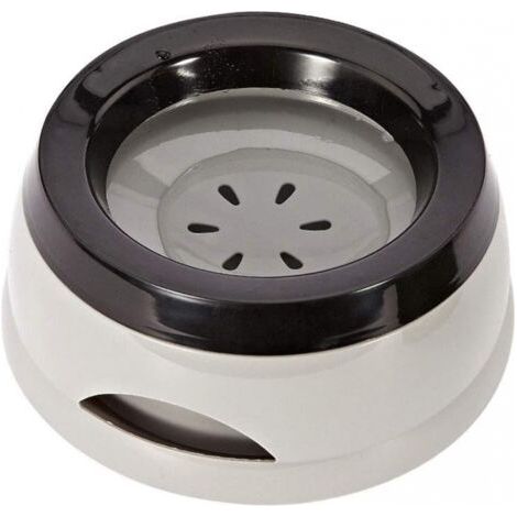 1pc Anti-Spill Dog Bowl, Gray, Slow Feeder Dispenser Bowl suitable for Home and Travel Dog/Cat/Pet Water Bowl (1/5)