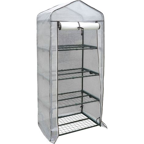SERRA da GIARDINAGGIO 4 Ripiani con COPERTURA in PVC 69X49X157H cm PAPILLON (1/3)