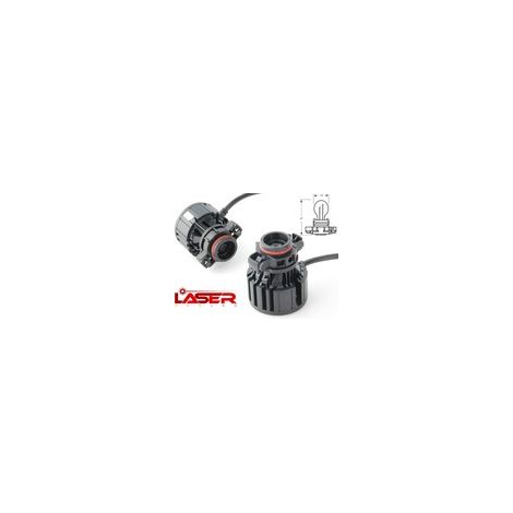 Kit conversion 2 ampoules Laser H16 5202 antibrouillard 6500K 28W - 3Km de distance - ELITE (1/4)