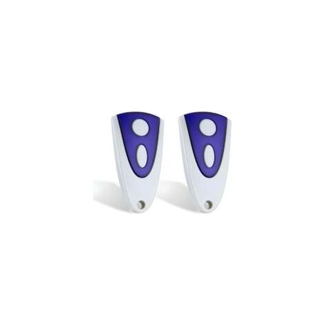 Alovez – Télécommande NOVOFERM NOVOTRON 502 MAX43-2 433,92 MHz – 2 boutons gris – Pile CR2 – Compatible avec émetteurs NOVOFERM