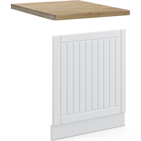Façade Fame-Line, Blanc campagne, 60 cm , PT Chêne, Vicco