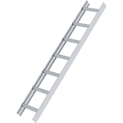 Günzburger Steigtechnik Dachleiter Alu Natur 7 Sprossen - 011112 (1/2)