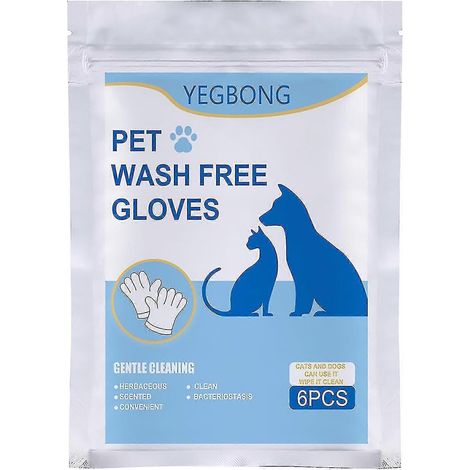 Gants jetables pour animaux (chats, chiens), accessoires de bain, gants de massage et de nettoyage (1/5)