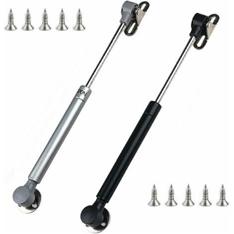 Tigrezy Vérin à Gaz 2PCS 100N Verin Hydraulique Ressort Amortisseurs à Gaz Bras Pneumatique Vérins