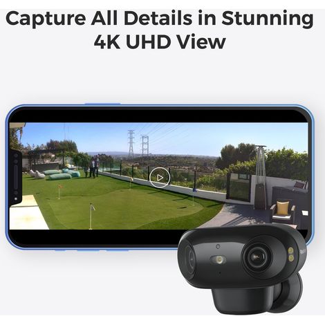 Reolink – Caméra de surveillance Wi-Fi 6 4K 180° – Vision nocturne ColorX F1.0 – Détection AI – Panneau solaire – Autonomie prolongée — vue 3