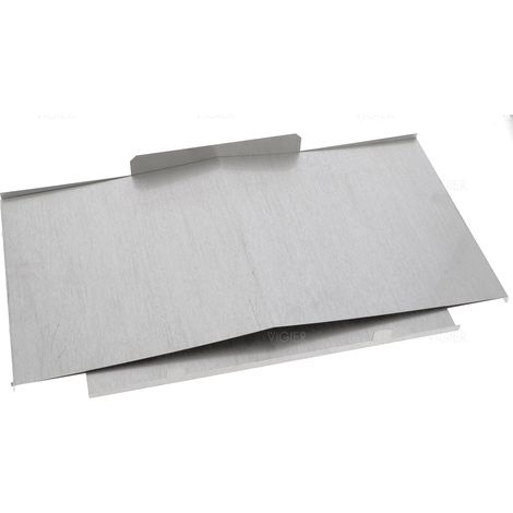 Déflecteur de fumée Trio 15613 – Longueur 53 cm – Tube de flamme pour foyers Supra – Bride de fixation incluse (1/3)