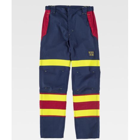 Pantalón combinado ignífugo, antiestático con protección para soldadura y arco eléctrico B1499 (1/3)