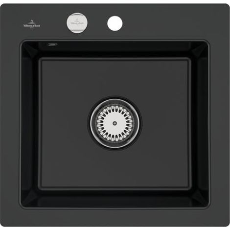VB SP Subway 50 S plat 490x475mm Exc fil. Bassin avec Keram Pure Black