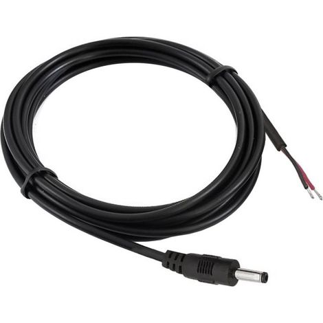 Cable DC 3,51,35mm Jack Macho 150cm negro (1/3)