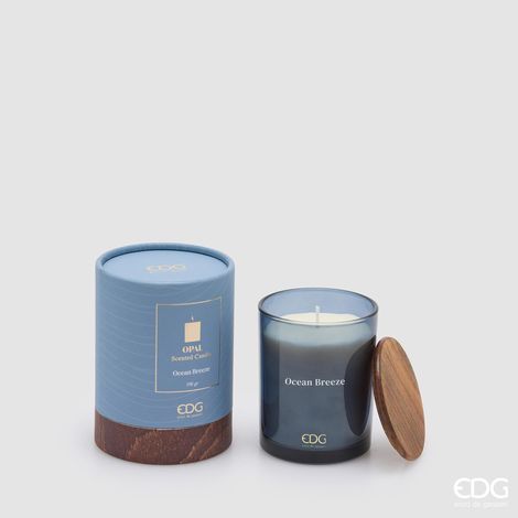 EDG Candela Profumata Opal Azzurro  Ocean Breeze H 10