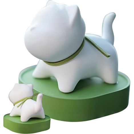 Désodorisant pour voiture - diffuseur d'aromathérapie en forme de chat - (1/5)