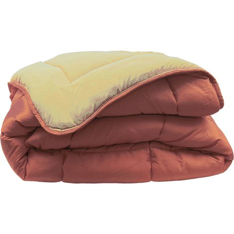 Couette enfant bicolore Terracotta 100x140 cm (1/2)