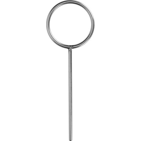 Support Anneau Acier Inoxydable pour Laboratoire - Résistant à la Corrosion, 80mm / 3.1in - Équipement Expériment Solide