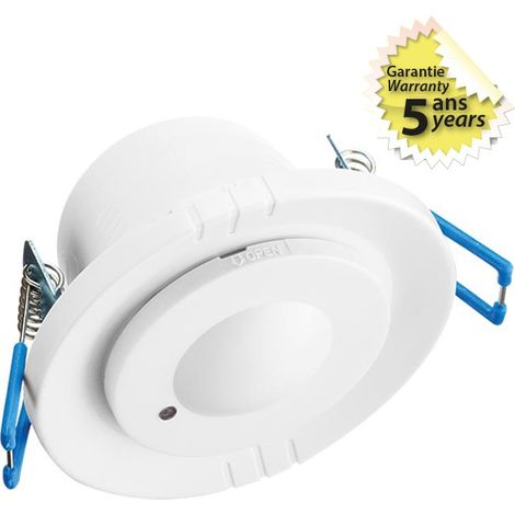 Détecteur de mouvement radio fréquence 5.8Ghz encastrable 360 - Garantie 5 ans Miidex Lighting® (1/7)