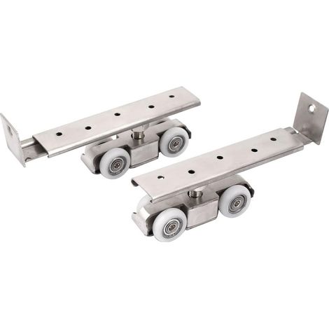 Glass Cabinet Showcase Schiebetür Weißer Kunststoff 4 Rollen Roller 2PCS (6a5cfb345d48101339ebcf1... (1/4)