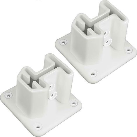 Brides d'échelle de piscine résistantes aux intempéries, pièces de rechange pour piscine, brides de réparation d'échelle, texture résine, compatibles avec diverses conditions. (1/5)