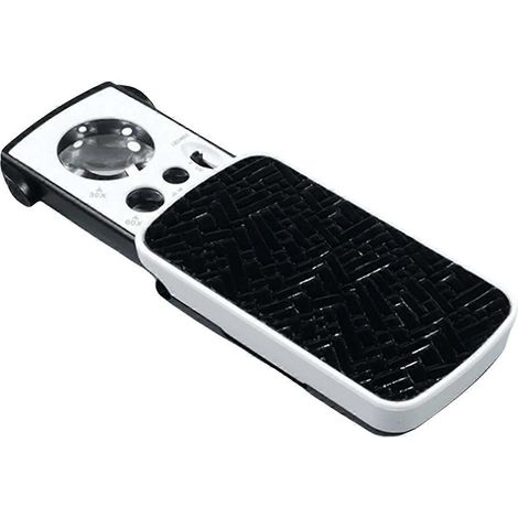 Verschiebbare Schmucklupe 30x, 60x, 90x mit LED-Beleuchtung (1/5)