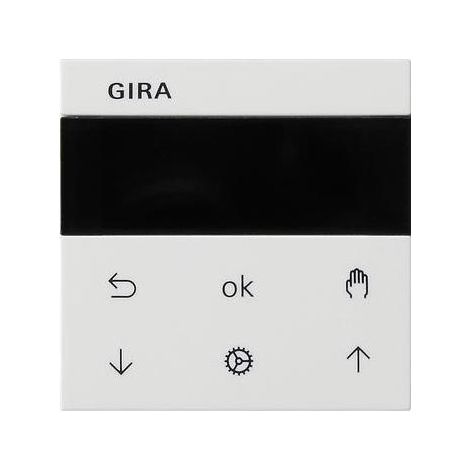 Gira S3000 Jal.-/Schaltuhr Display System 55 Reinweiß [536603], 5366 03 (1/5)