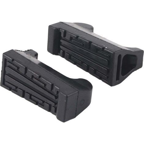 Paire de repose-pieds avant en caoutchouc pour Yamaha YBR125 – Antidérapant. durable et remplacement direct (1/4)