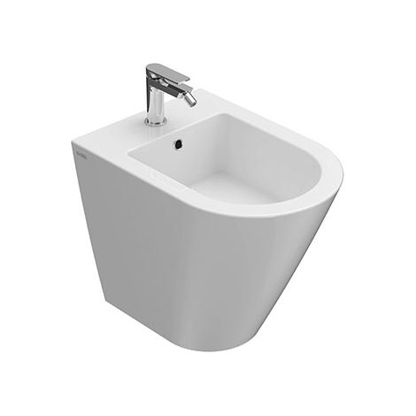 Bidet Forty3 filomuro cm. 52x36 bianco lucido di Ceramica Globo