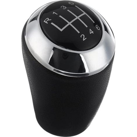 Pomello del cambio in pelle cromata a 6 velocità per Mazda 3 BK BL CW 6 5 Serie 3 CX-7 MX-5