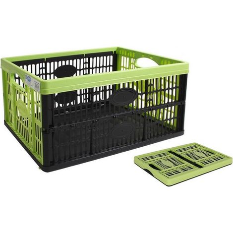 CAJA PLEGABLE MULTIUSOS VERD/NEG