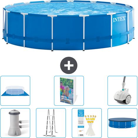 Intex Piscine Tubulaire Ronde - 457x122 cm - 8-pièces  S616