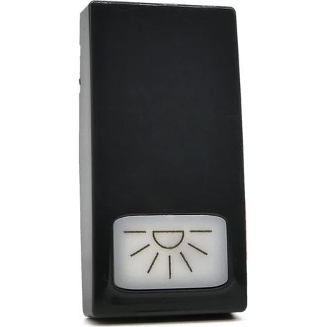 Frutti compatibili vimar plana Interruttori prese pulsanti nero antracite Coperchio pulsante luce x 2pz (1/2)