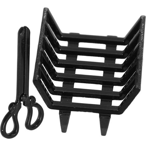 Satz Mini Kamin 1 12 Puppenhaus Grill Kuchenzubehör Für