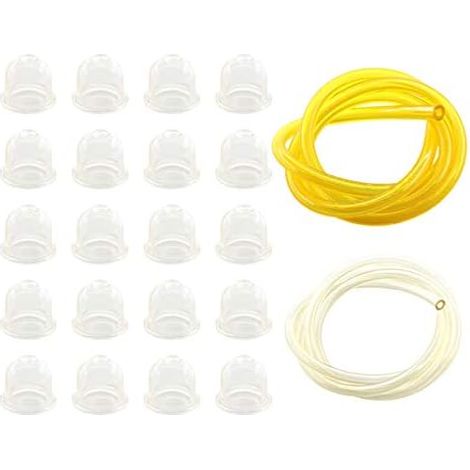 20X Primer Bulb per motosega, soffiatore, decespugliatore, per tubi equivalenti da 22 mm ZAMA 0057003 STIHL 4226 121 2700 FS90 HT101 BG55 BG85 FS80 FS85 FS100 FS110 2,5 mm x 5 mm 2 mm x 3,5 mm (1/5)