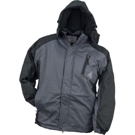 Chaqueta de trabajo de invierno aislante para hombre Y-263 negra XXXL negra (1/2)