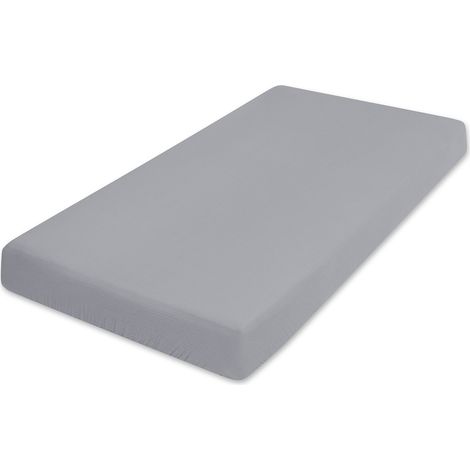 Lenzuolo con angoli in mussola, confezionato in scatola, dimensioni 70x140x10 (1/5)