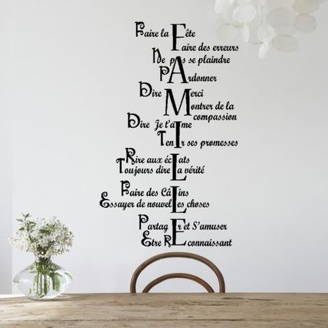 Sticker mural - 1544 - PVC - 50cm x 90cm
