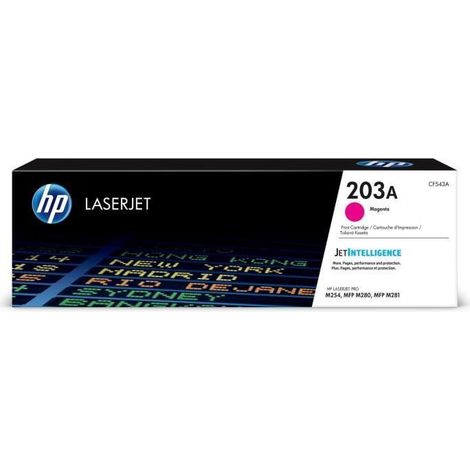 Toner hp 203a laserjet pro m254 / mfp m280 / mfp m281 magenta 1300 paginas