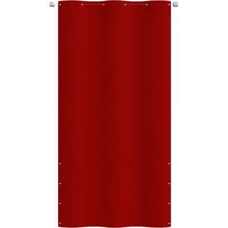 Maison Exclusive - Balkon-Sichtschutz Rot 120x240 cm Oxford-Geweb