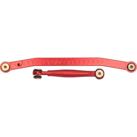 Biellettes de direction en alliage d'aluminium pour voitures RC Axial SCX24 90081 1/24 (pièces détachées rouges) (1/5)