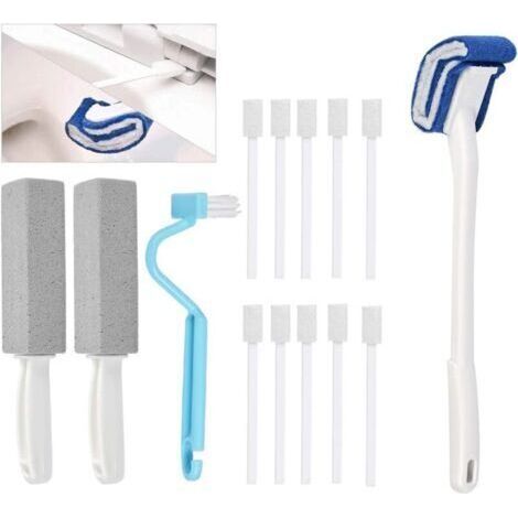 14Pcs Brosse de Toilette en Pierre Ponce de Nettoyage avec Poignée pour Enlever Taches et Anti-calcaire Nettoyage pour Piscine, Plaque de Cuisson, Carrelage cuvette des Toilettes (1/4)
