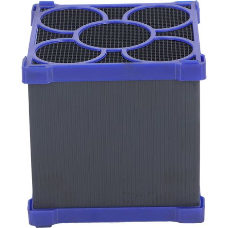 Professioneller Aquarium-Würfelfilter 10x10x10cm - Hochleistungsfiltration mit Aktivkohle für Teiche