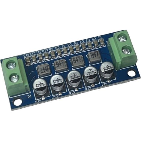 Filtre d'alimentation CC DC-L, module de filtrage de signal CC, filtre passe-bas à suppression de bruit (1/3)